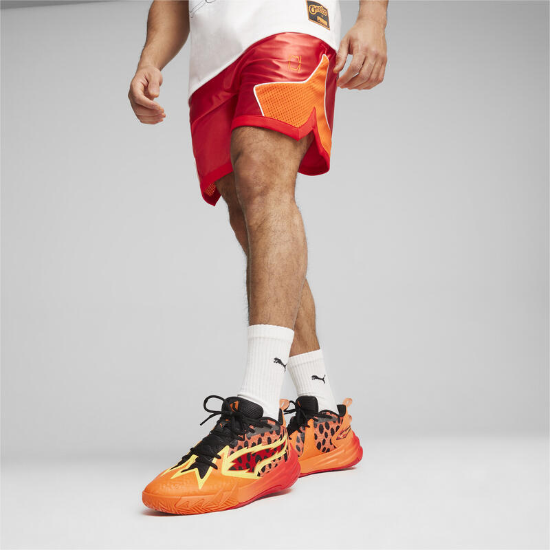 PUMA HOOPS x CHEETOS short PUMA For All Time Red Rickie Orange