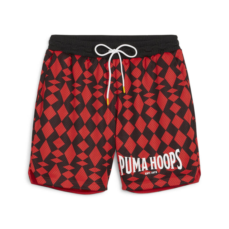 Shorts da basket Big Joker PUMA For All Time Red Aop
