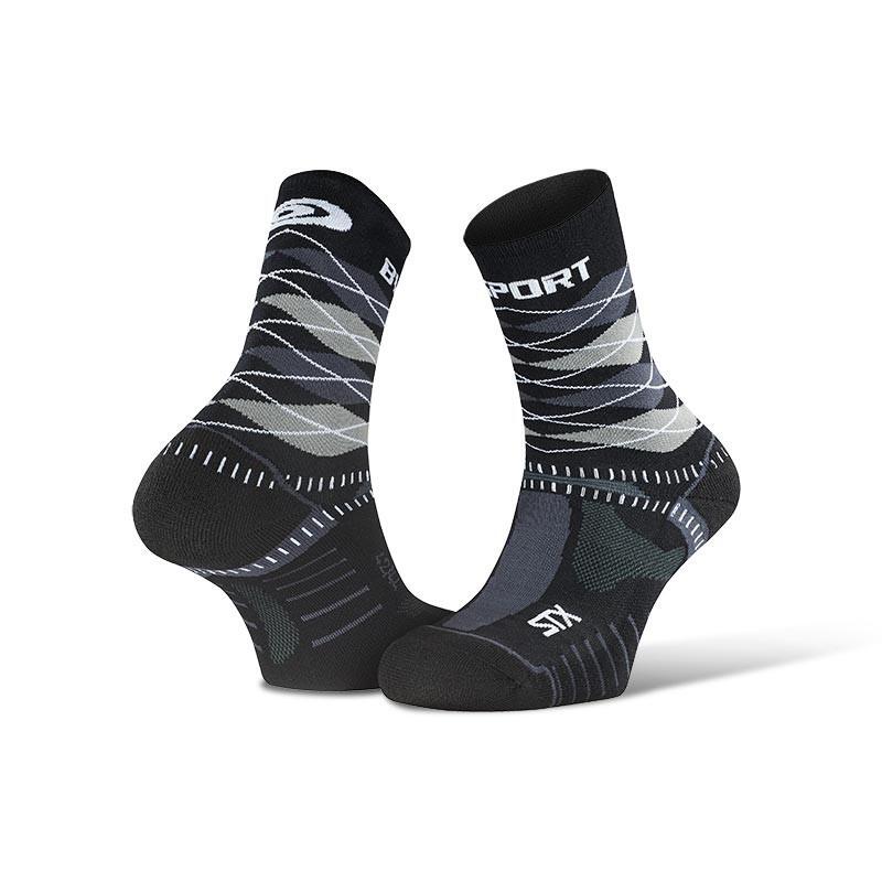 Chaussettes STX EVO "Burlington" noir/gris - Collector Edition