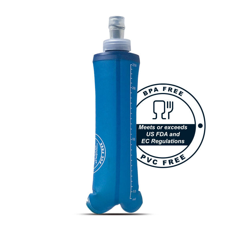 Flasque souple 250ml bleu 2/4