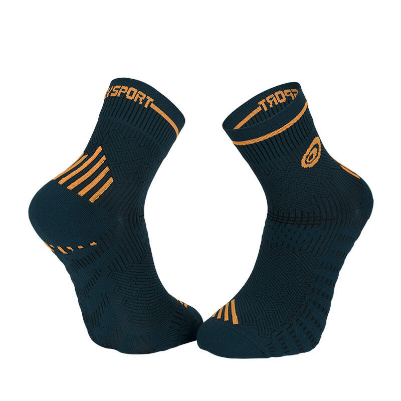 Chaussettes RUN MARATHON vert-orange