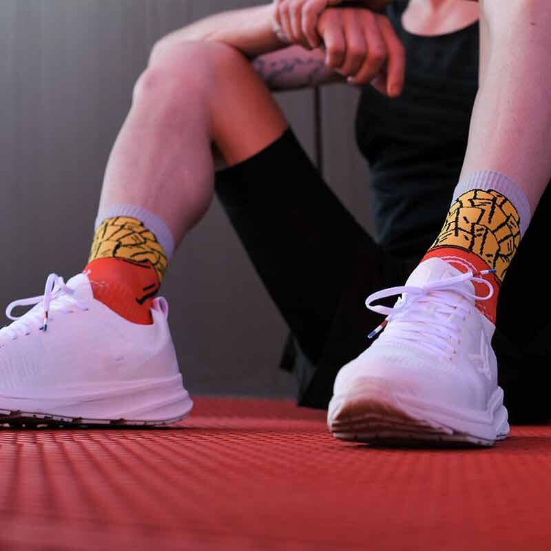 Chaussettes TRAIL ULTRA NUTRISOCKS Frites - Collector