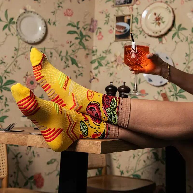 Chaussettes TRAIL ULTRA NUTRISOCKS Pizza Margherita - Collector 5/5
