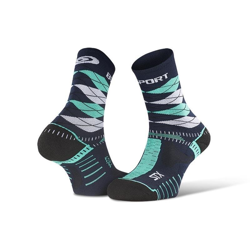 Chaussettes STX EVO "Burlington" bleu/vert - Collector Edition