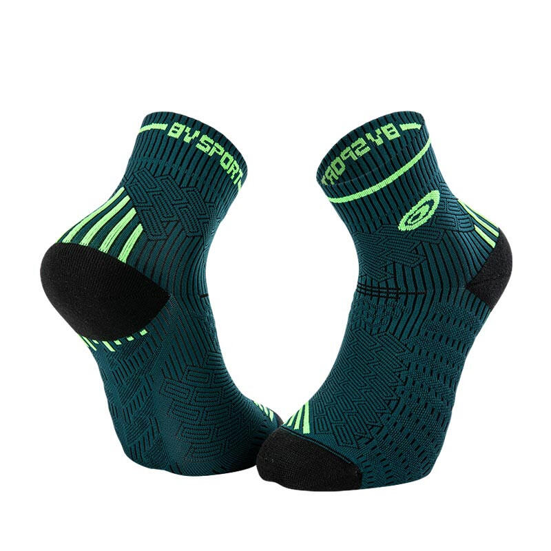 Chaussettes RUN MARATHON vert-noir