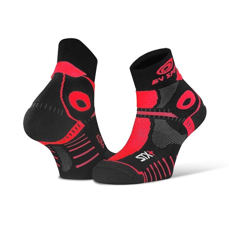 Socquettes Trail STX+ EVO noir-rouge