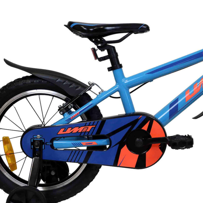 Bicicleta Montaña Niños 16" Umit Aluminio 160 Azul/naranja