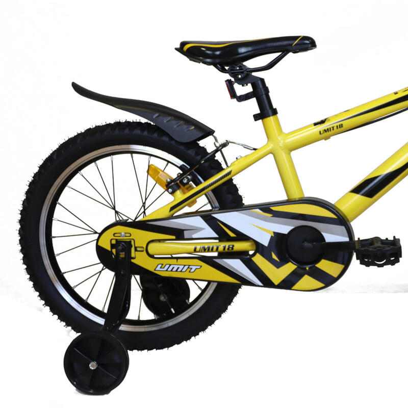 Mountain Bike Infantil 18" Umit Quadro Alumínio 180 Amarelo