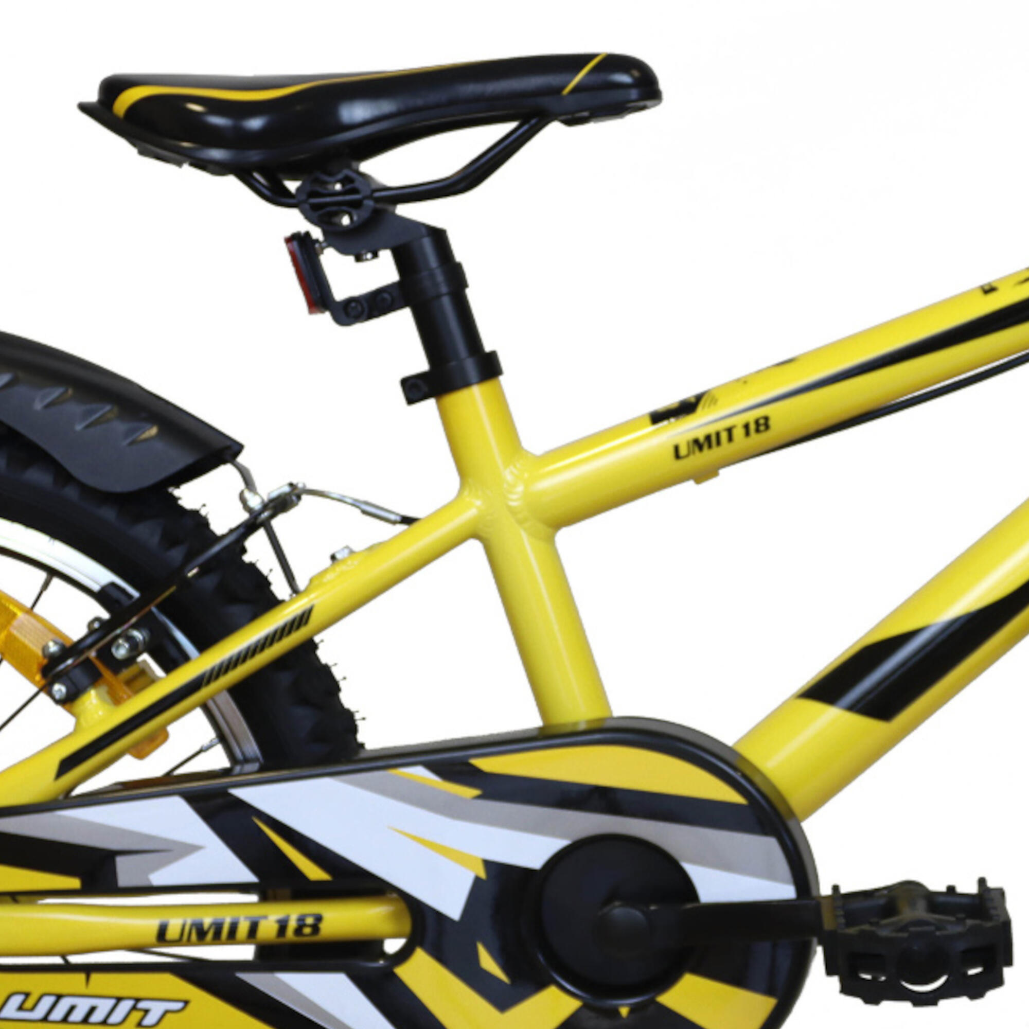 Mountain Bike Infantil 18" Umit Quadro Alumínio 180 Amarelo 3/5