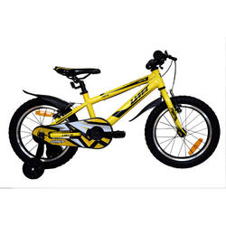 Bicicleta Montaña Niños 16" Umit Cuadro Aluminio 160 Amarilla