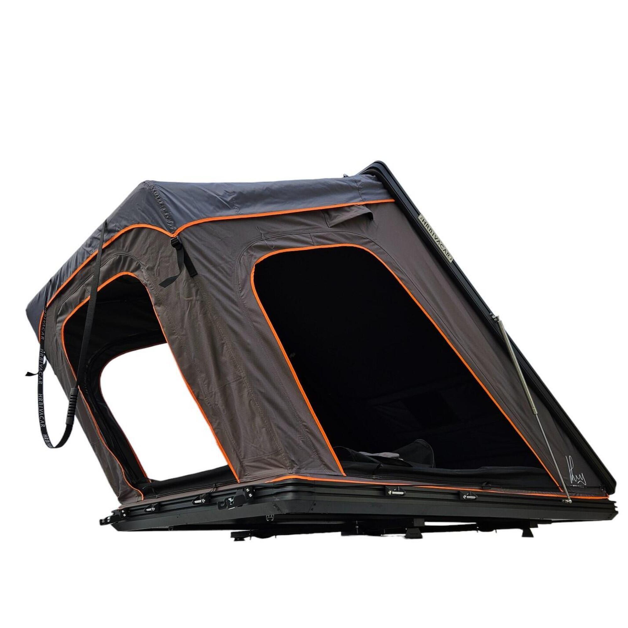 Tenda tejadilho HRB Stars 214, Instalação universal, Alumínio, 3 Pessoas;