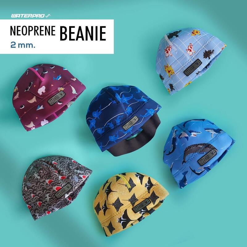 2mm Neoprene Beanie Diving Hood - Purple (articlife)