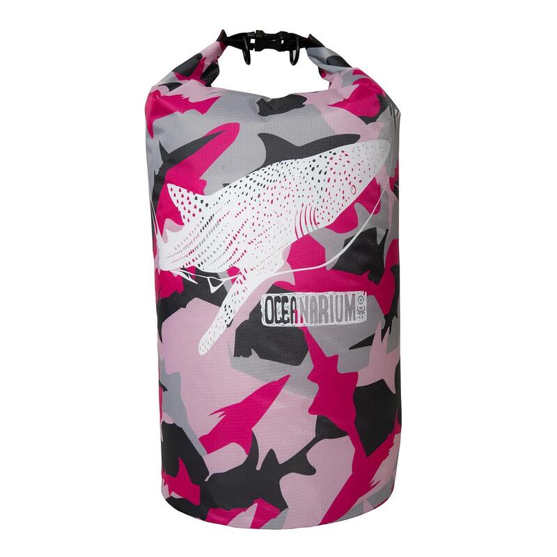 迷彩防水袋 15L - 粉紅色