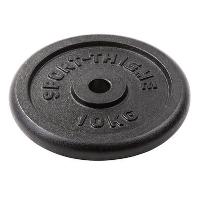 Hantelscheibe Gusseisen 5 kg Gewichtheben Unisex Schwarz