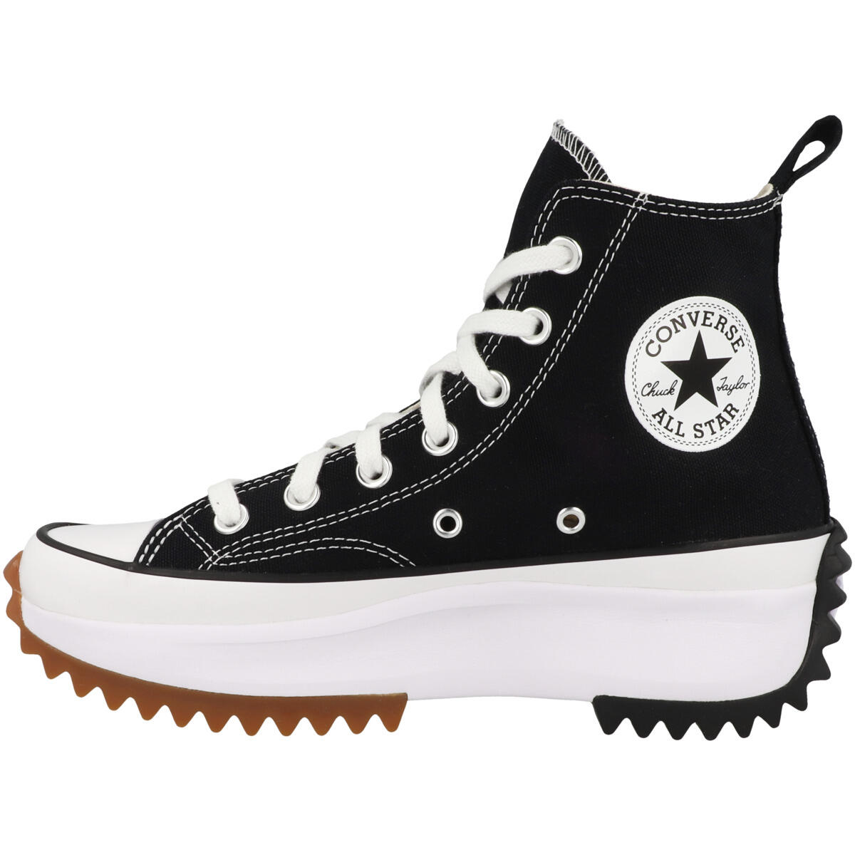 Chaussures  Run Star Hike Hi Black White Gum 2/5