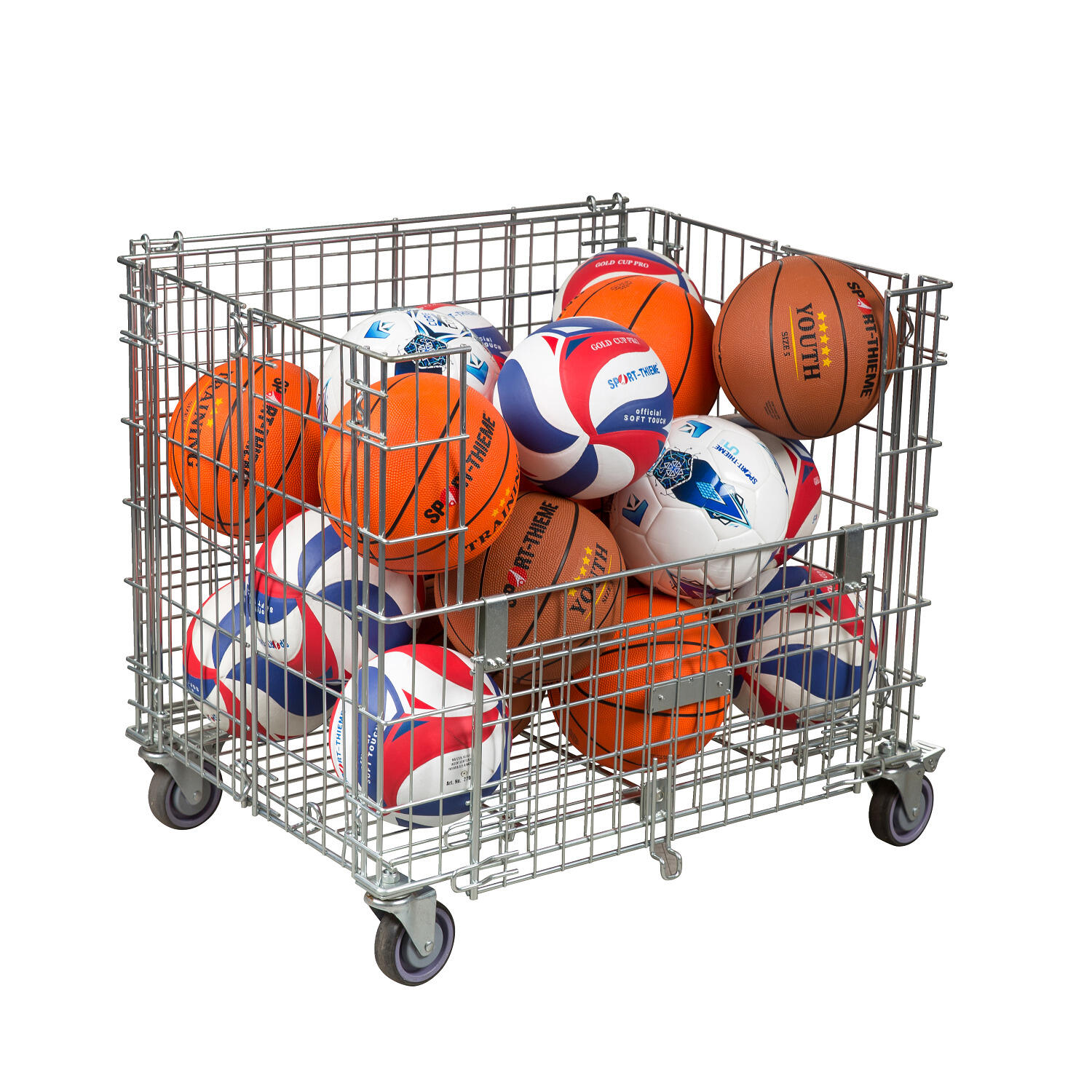 Storage Trolley Jumbo L Fussball Unisex 2/6