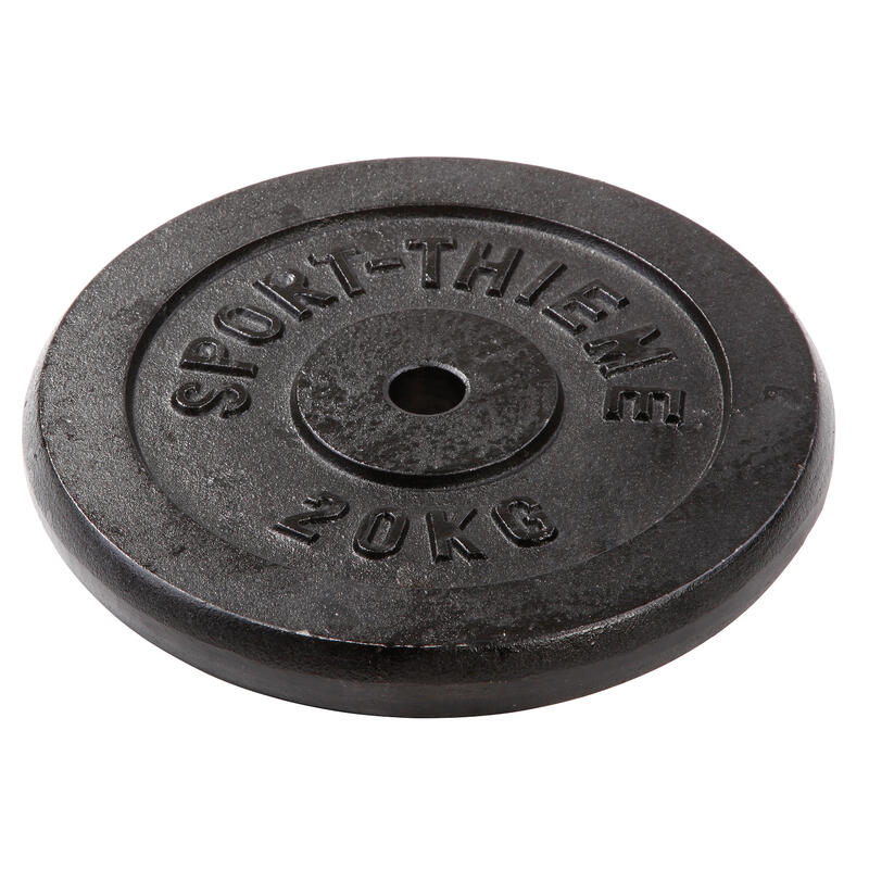 Sport-Thieme Disque d’haltère « Fonte », 20 kg