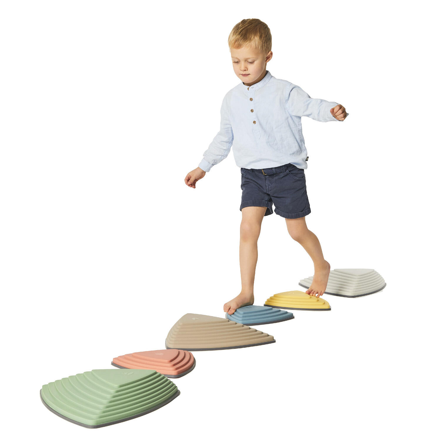 Balanciersteine-Set Fluss-Steine Nordic Gesundheitssport Unisex 3/6