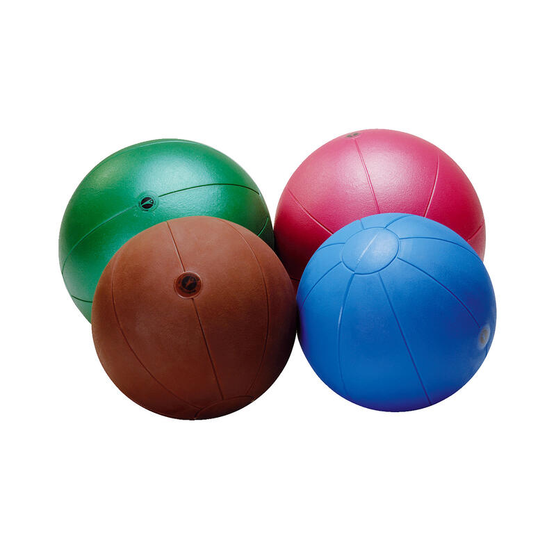 Togu Medizinball aus Ruton, 5 kg, ø 34 cm, Rot