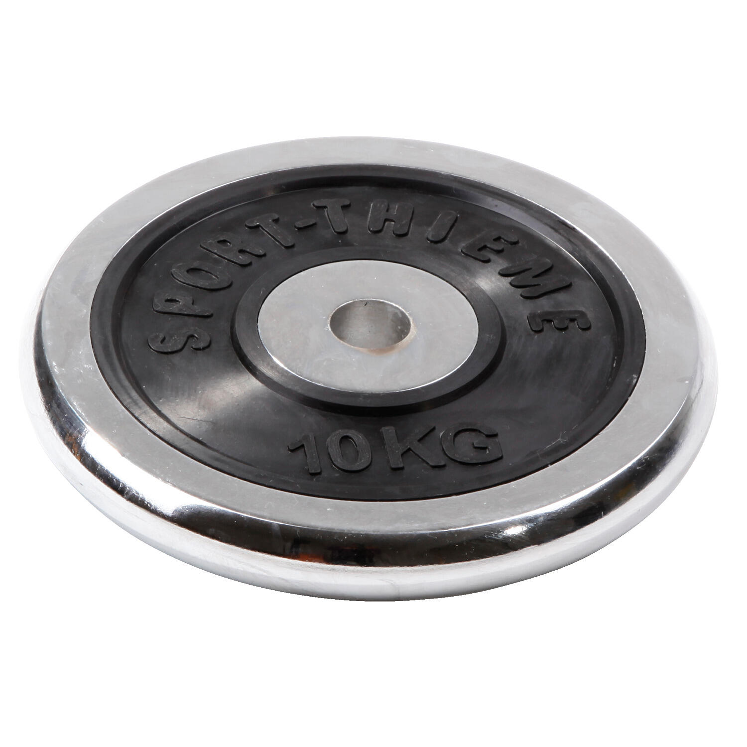 Sport-Thieme Dumbbell disc "Chrome", 10 kg