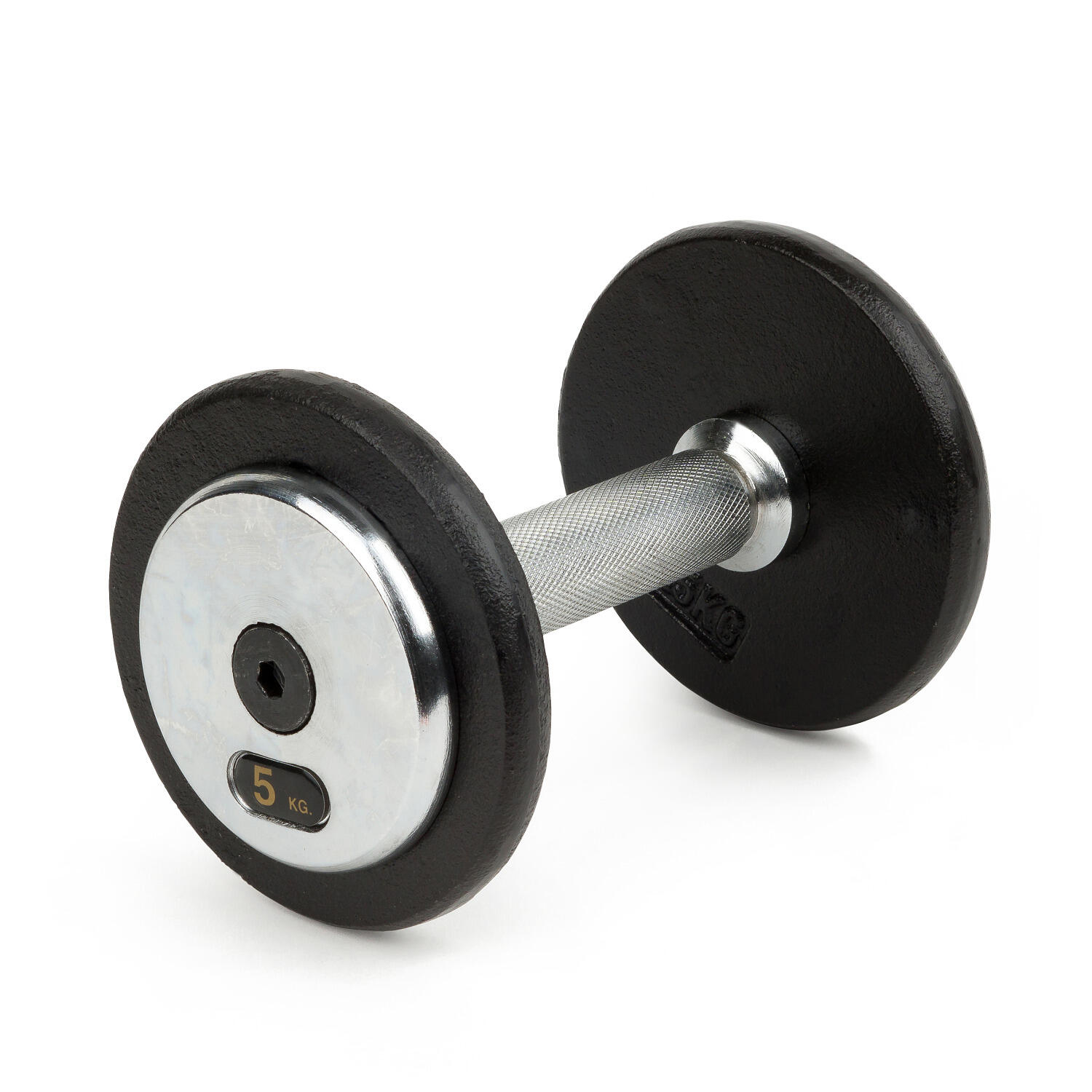 Kompakthantel Stahl 5 kg Gewichtheben Unisex 1/3