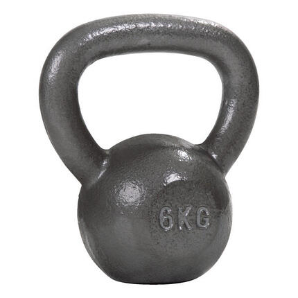 Kettlebell Hammerschlag, lackiert, Grau 10 kg Gewichtheben Unisex Grau