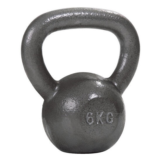 Kettlebell Hammerschlag, lackiert, Grau 32 kg Gewichtheben Unisex Grau