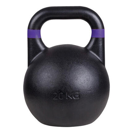Kettlebell Competition 20 kg, Lila Gewichtheben Unisex Schwarz