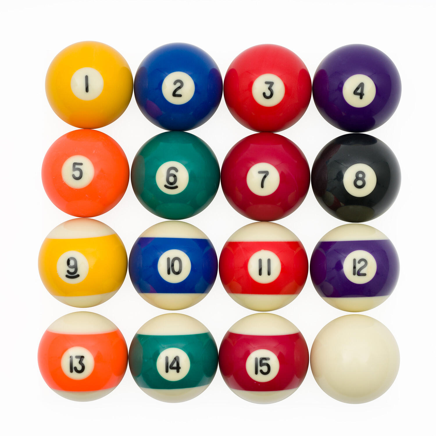 Palle da biliardo Sport ø 54 mm Billard / Poolbillard Unisex 1/2