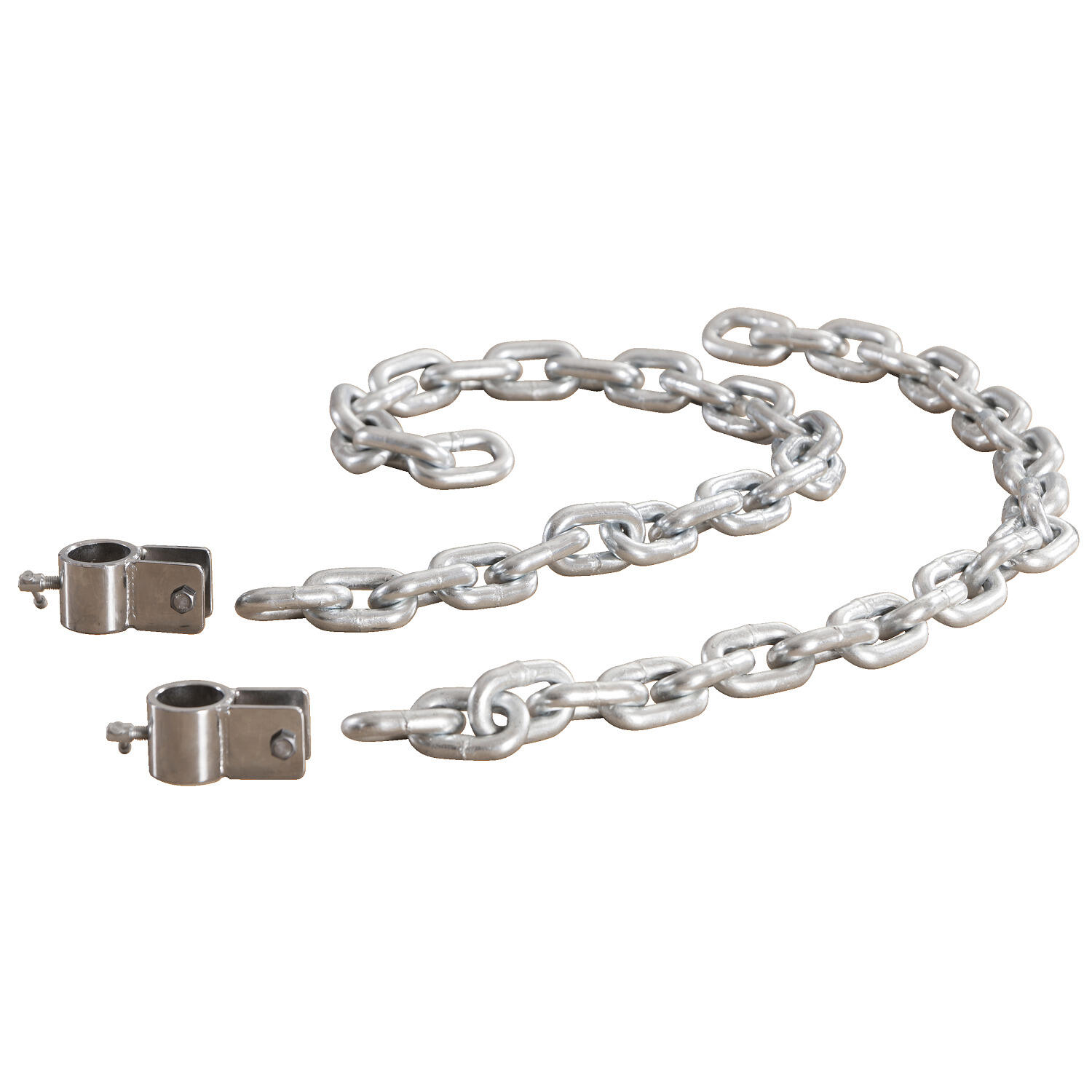Gewichtsketten 2x 12 kg Gewichtheben Unisex Silber 3/5