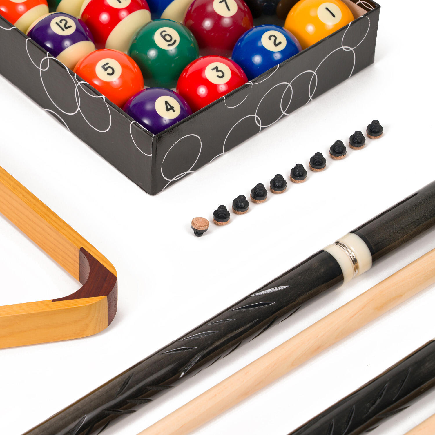 Billard Zubehör-Set Starterset für Tische ab 7ft Billard Unisex 4/6