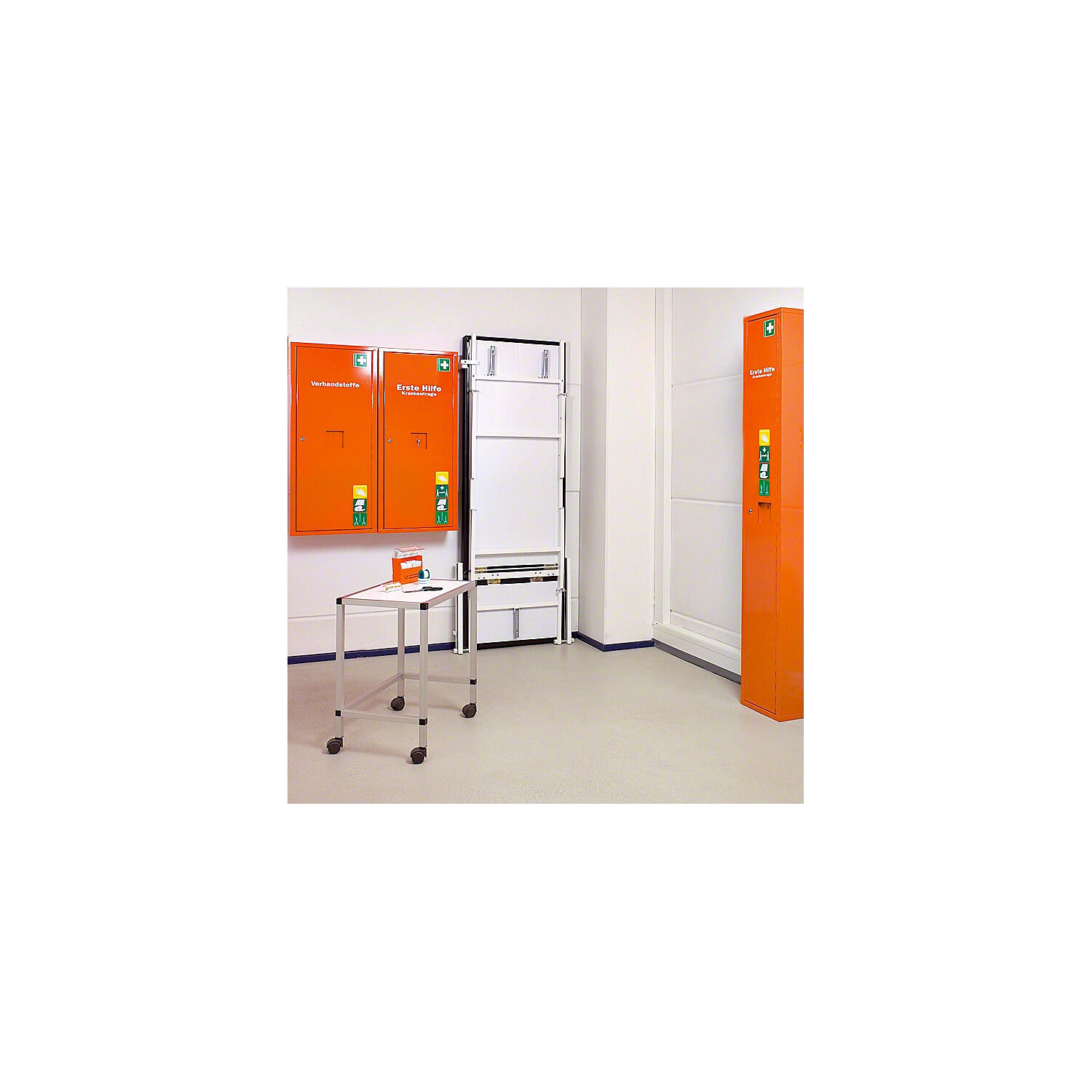 Wandklappliege senkrecht ausklappbar 65 cm Schulsport Unisex 2/5