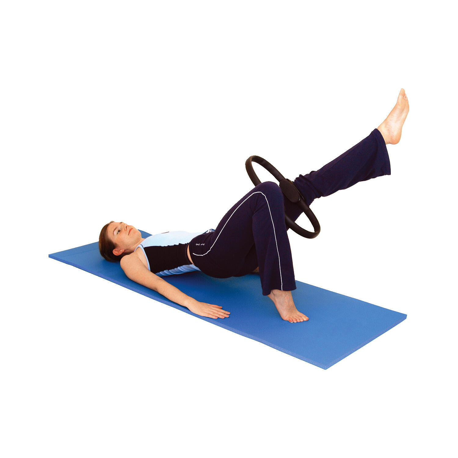 Pilates-Ring Circle 38 cm Pilates Unisex Schwarz 2/4