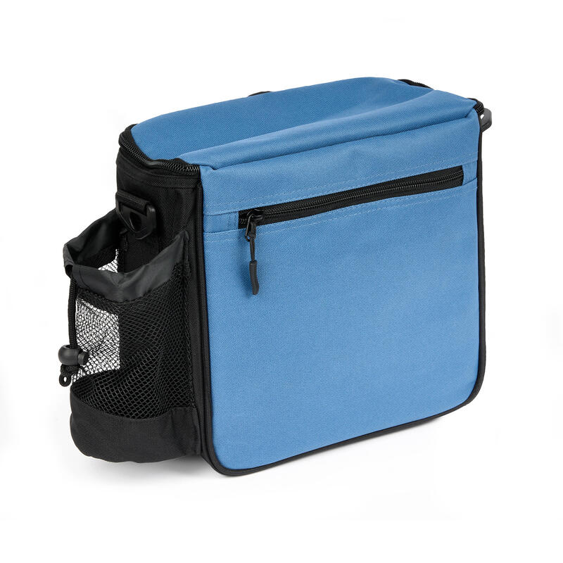 Latitude 64° Slim Shoulder Bag, Blau-Schwarz