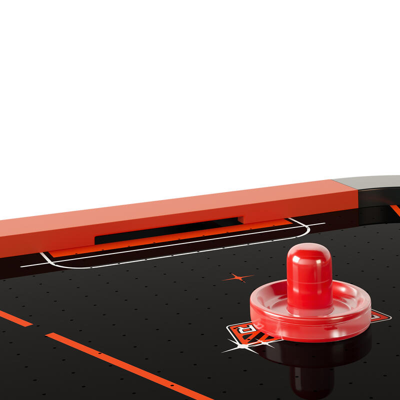 Sportime 6ft LED-Airhockey-Tisch, Star Crusher Orange