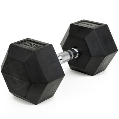 Kurzhantel Gummi Hex 6 kg Gewichtheben Unisex