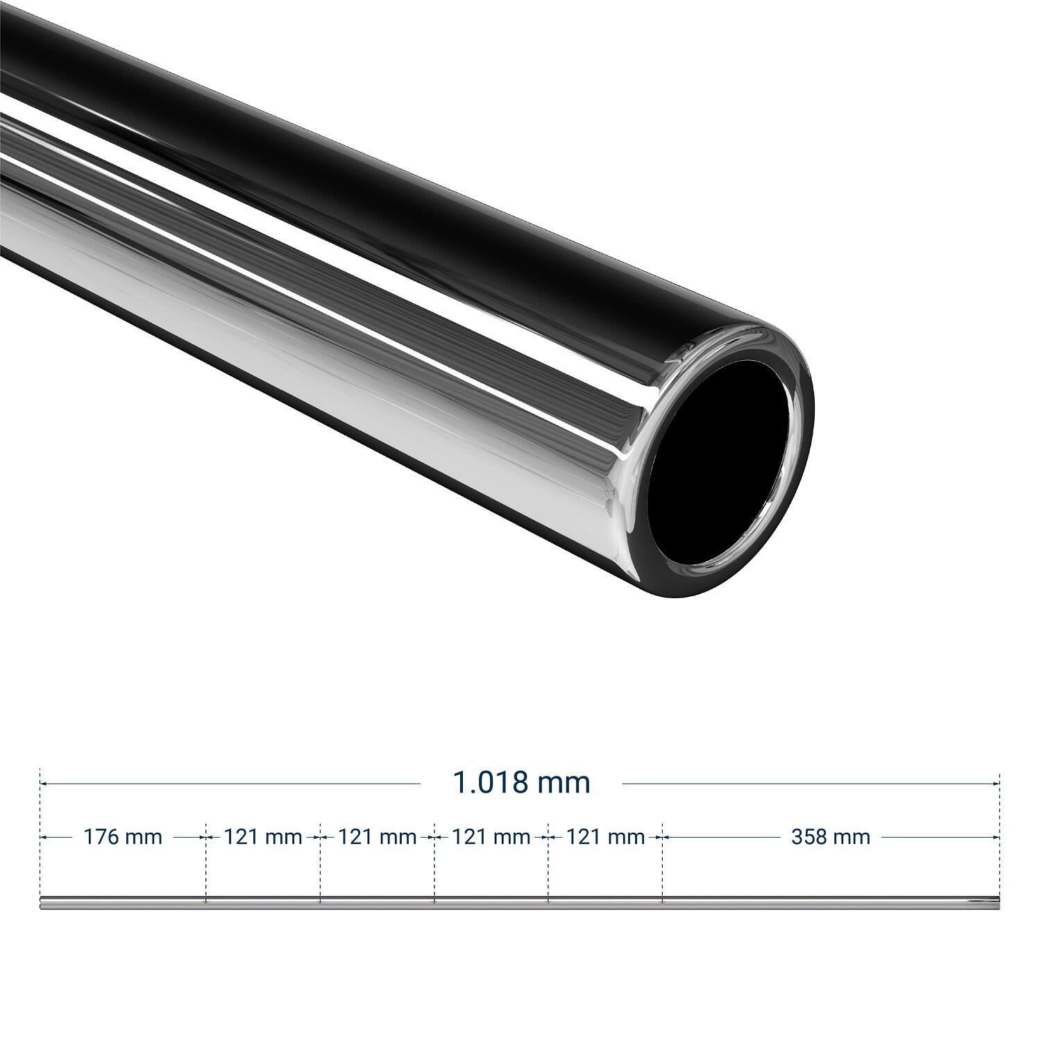 SPORTIME Asta del calciobalilla per calcio balilla Arena 5 figure Tischfußball Unisex