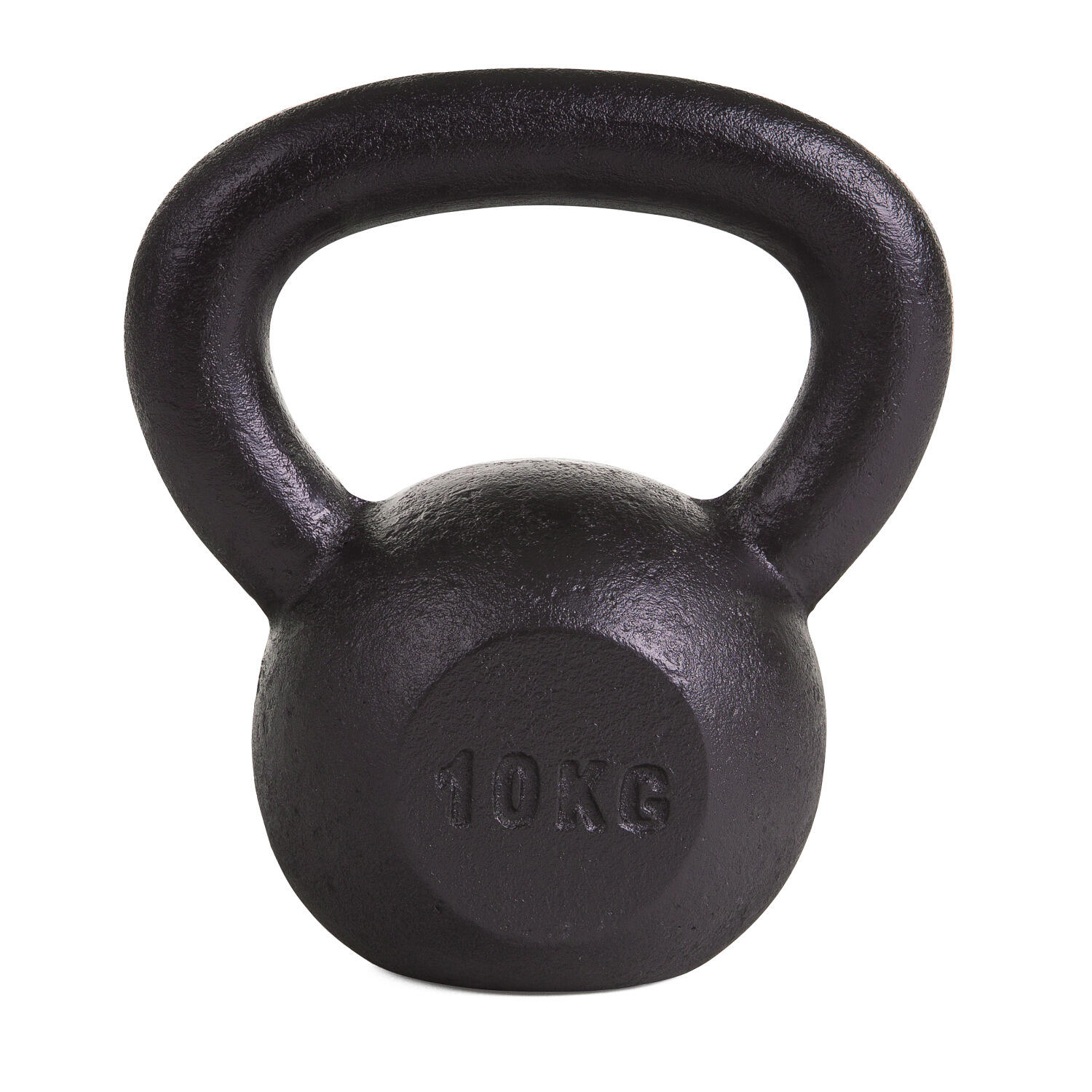 Kettlebell 10 kg Gewichtheben Unisex Schwarz 1/3