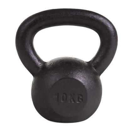 Kettlebell 10 kg Gewichtheben Unisex Schwarz