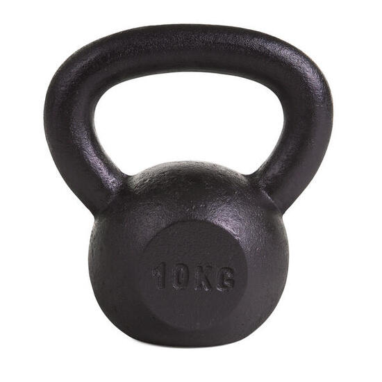 Kettlebell 10 kg Gewichtheben Unisex Schwarz