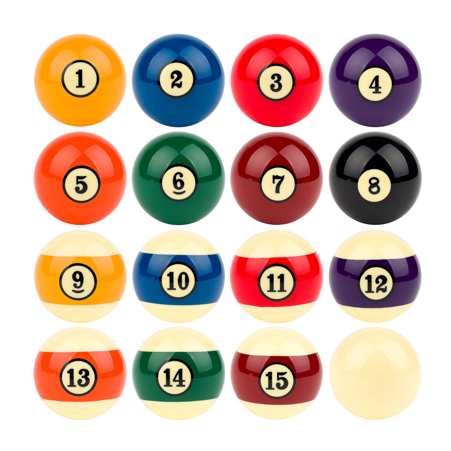 Palle da biliardo Torneo Gold Cup Senza valigia Billard / Poolbillard Unisex 2/5