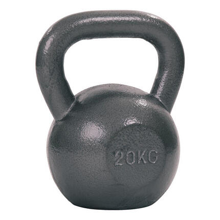 Kettlebell Hammerschlag, lackiert, Grau 10 kg Gewichtheben Unisex Grau