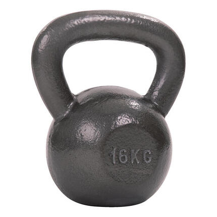 Kettlebell Hammerschlag, lackiert, Grau 10 kg Gewichtheben Unisex Grau