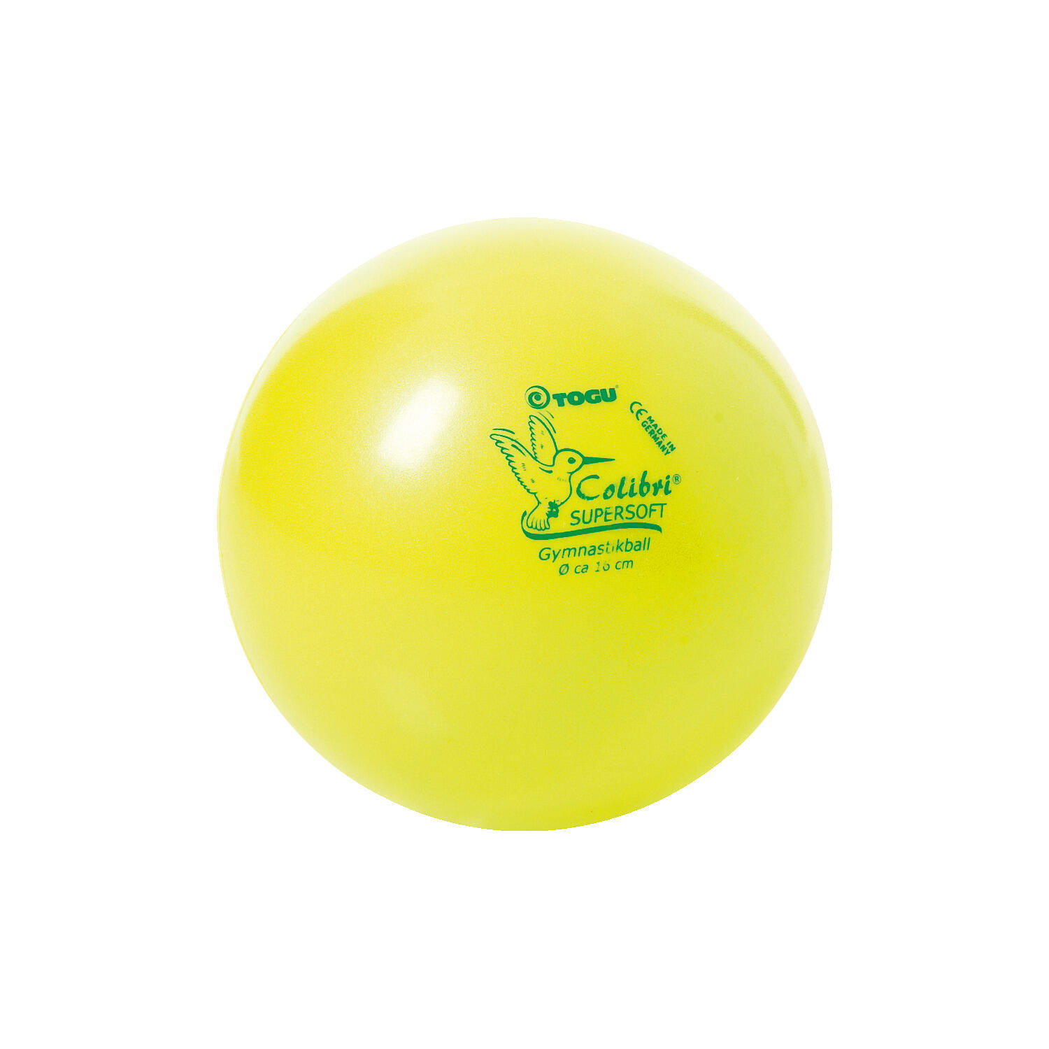 Togu "Colibri Supersoft" fitness ball, Yellow