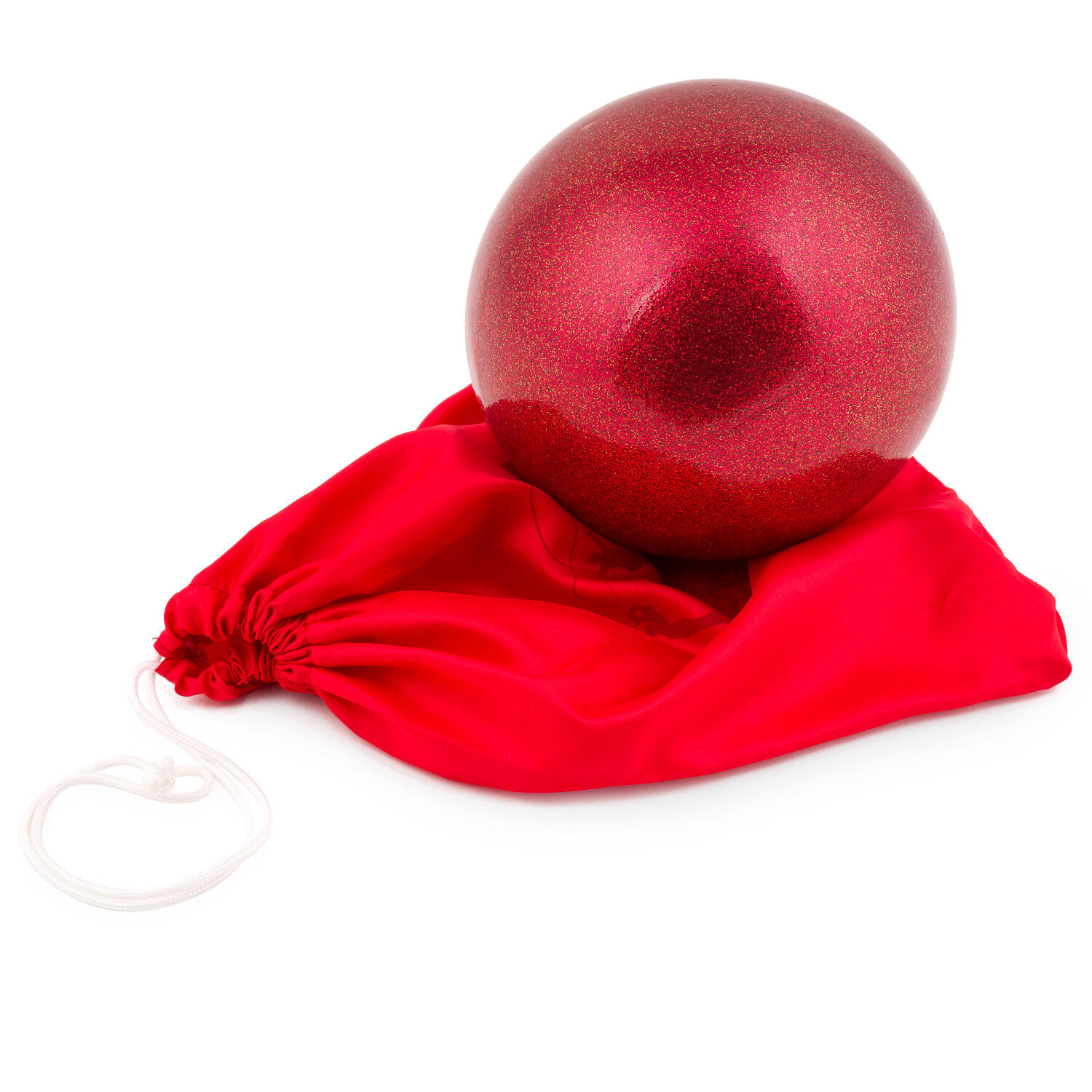 Gymnastikball Glitzer FIG Rot Gymnastik Unisex Rot 2/6