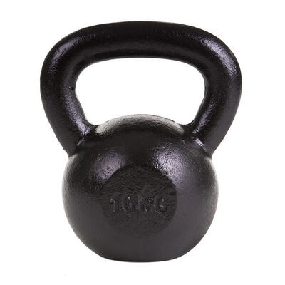 Kettlebell 12 kg Gewichtheben Unisex Schwarz