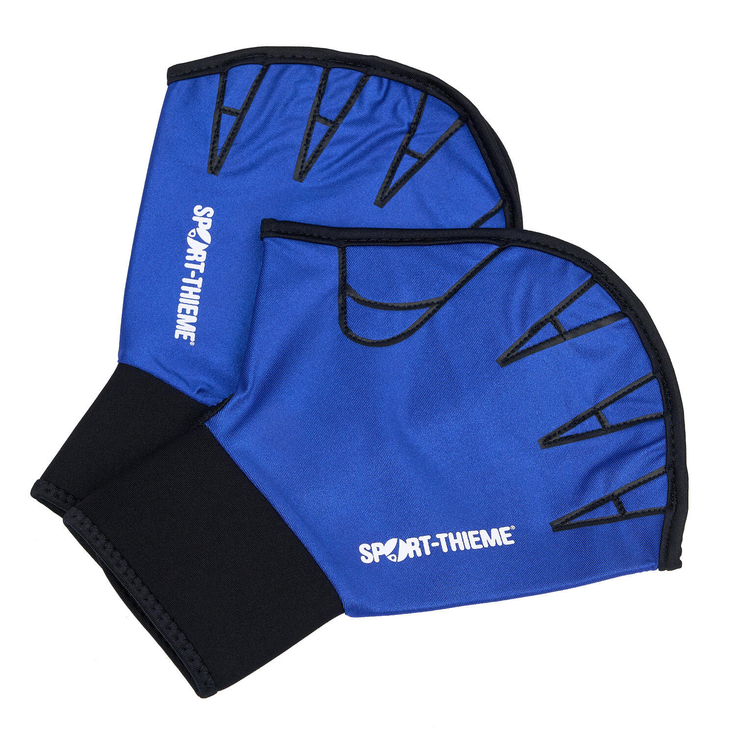 Aqua-Fitness-Handschuhe Offen L, 26,5x19 cm, Blau Schwimmen Unisex Blau 2/3