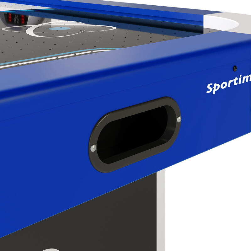 Sportime 6ft LED-Airhockey-Tisch, Ice Storm Dunkelblau