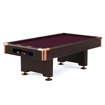 Billardtisch Club Pro III Dekor Nussbaum Simonis 860 Wine 7 ft (Spielfeld
