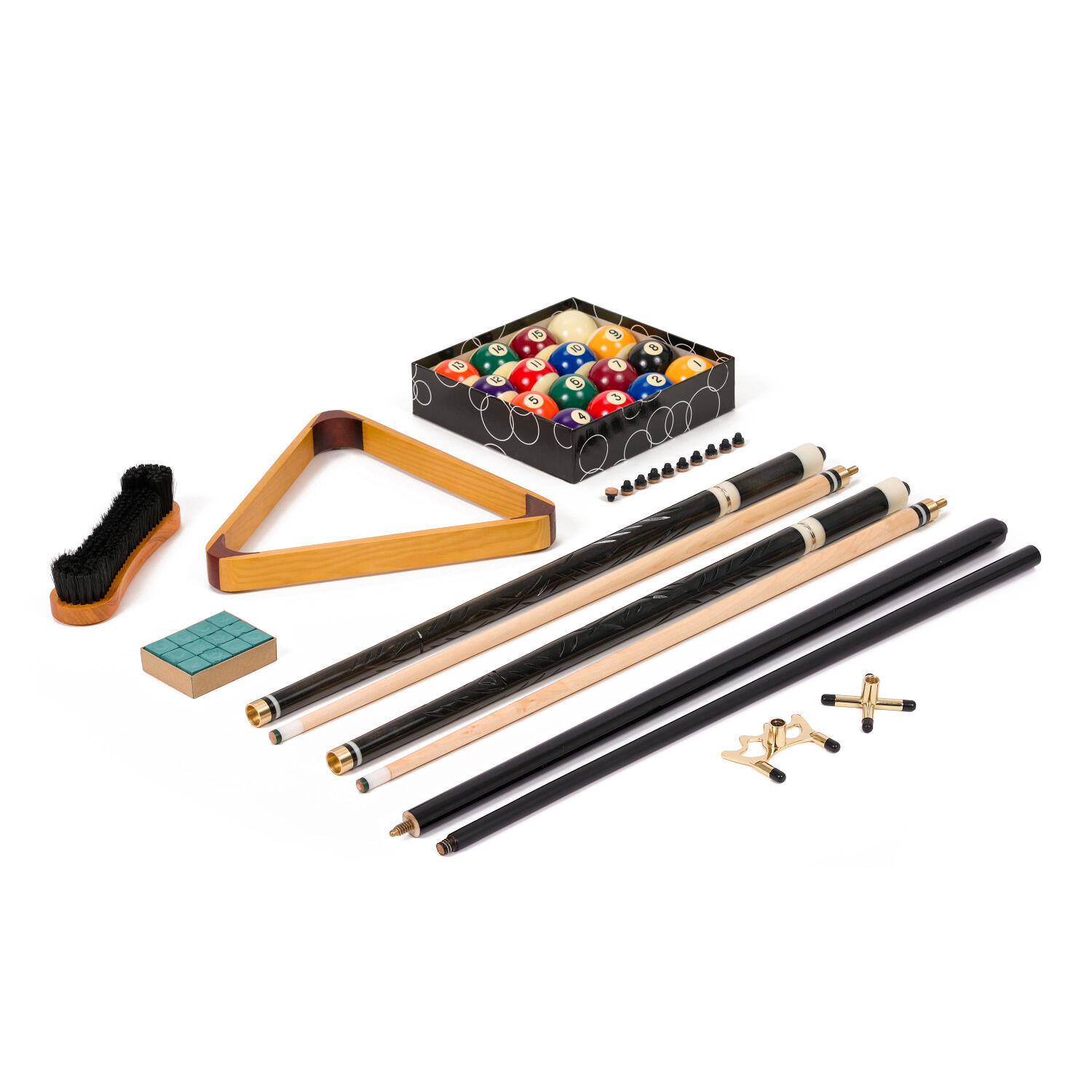 Billard Zubehör-Set Starterpaket mit Spielhilfe Billard Unisex 3/3